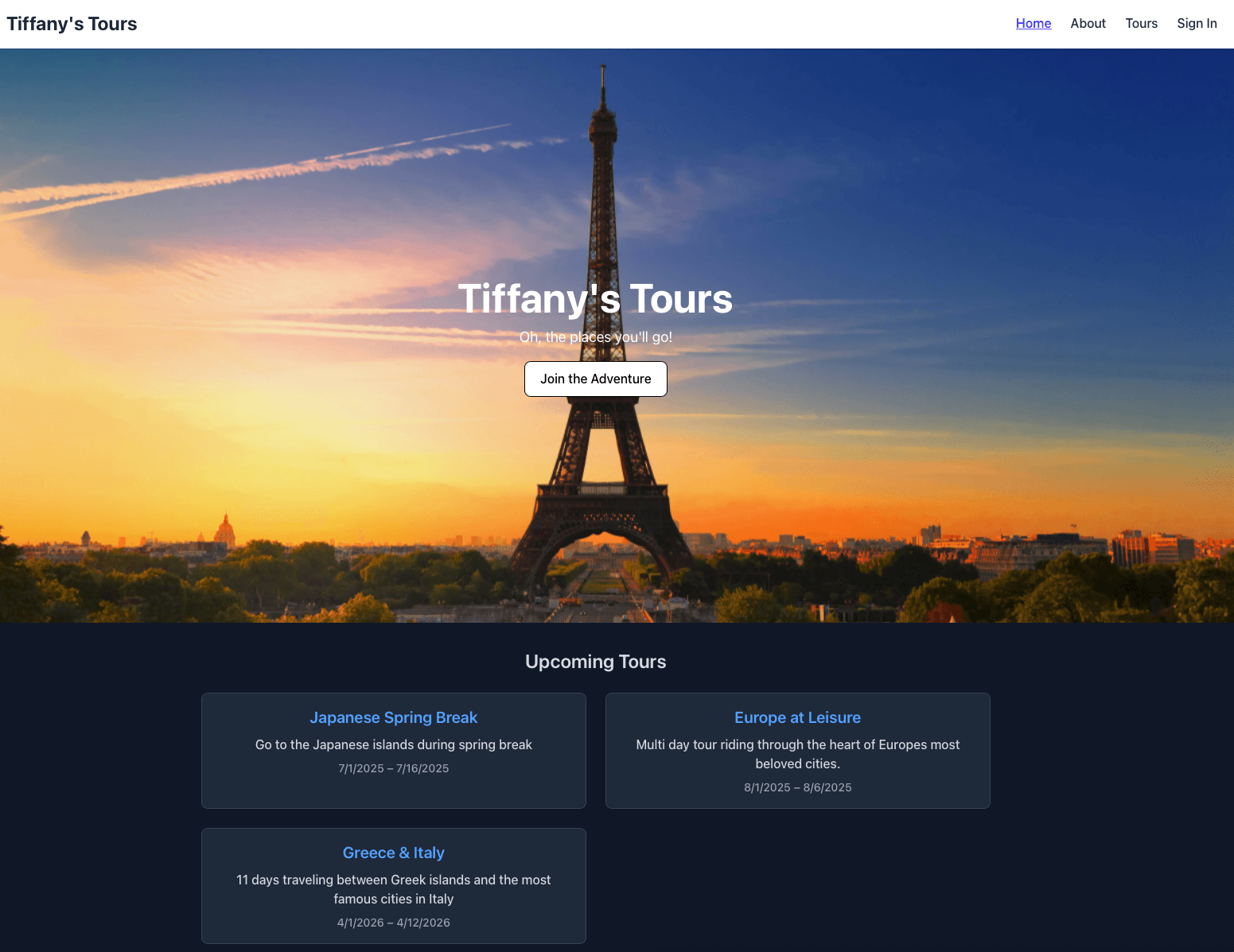 Tiffany's Tours